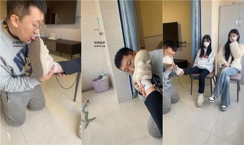 精神小妹 | 班主任放假舔学生的脏鞋臭袜