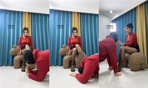 素人挖掘机 | 舔脏高跟黑丝 抽耳光 坐脸 踩踏