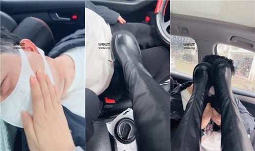 蘇二靴と靴下を使って運転手を気絶させる