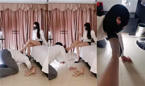 パフ | ハイヒールを踏む、腰を回す、犬を這う、股間を蹴る