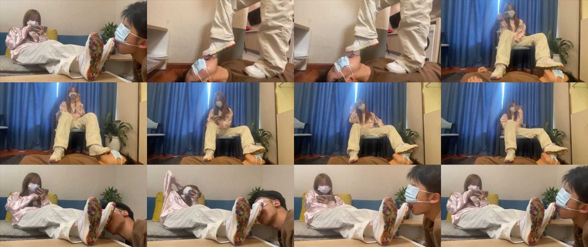 小鲨鱼殿下 | 让粉丝清理鞋底-视频截图