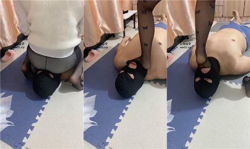 風旗 |黒絹足ディープスロート顔面窒息座位