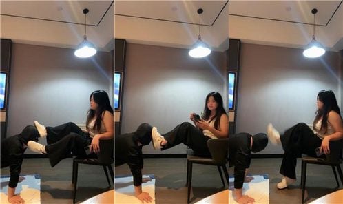 子熙大人 | 抽耳光 舔脏小白鞋 吃姨妈巾 清理脏鞋底