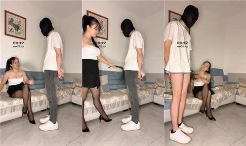 凶大无挠 | 反绑鞭打 黑丝高跟踩虐