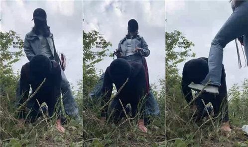 红颜 | 户外调 胯下辱舔脏鞋 白袜气味辱 完整版