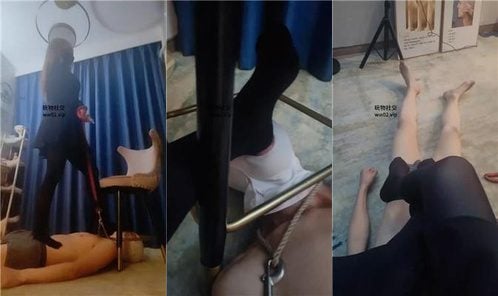 Devil Angel | Black stockings, high heels, kicking, riding, sitting on the face, suffocating