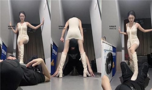 Dog brother | Developing long boots amateur sister to play sm