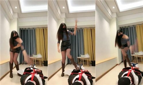 Ruoyi | Boots trampling, tied up, heavy whipping