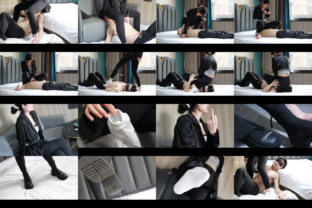 黑丝诱惑 | 素人篇 服装系大一学生蔓蔓的初次调教拍摄-视频截图