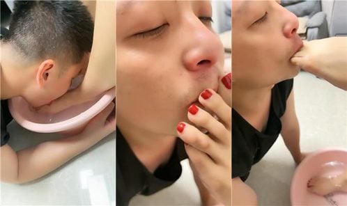 モンロー | 足湯のご褒美を出し、足湯の水を飲む