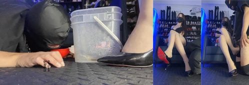 恋人リーダー | ひざまずいて舐める汚いハイヒールの香水コントロール執着肉シルクジオ報酬聖水
