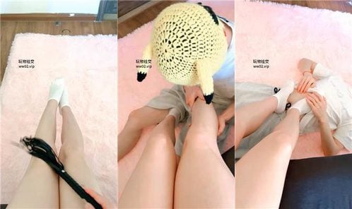 ジャジャ白いボートソックスがミルク犬を踏む二重透視バージョン