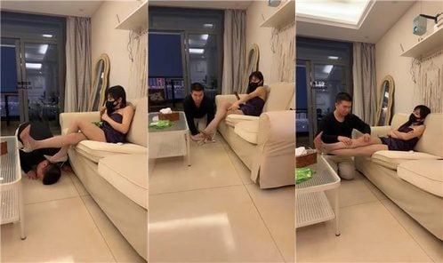 伊晨 | 绿帽专场 阳台跪舔灰丝高跟 踩狗爪 踢裆喝圣水 双视角