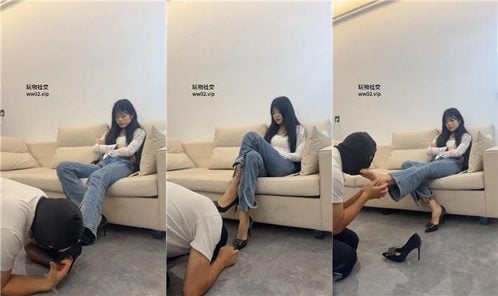 白鹭 | 素人S 跪舔高跟 抽耳光 转胯骑马 踩踏