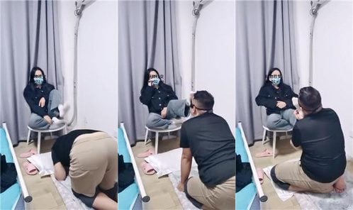 上海汤圆 | 拖鞋抽耳光 脏臭白袜踩虐