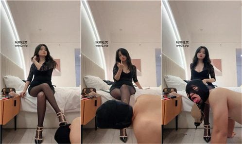 汐月 | 铆钉高跟黑丝踩虐 虐乳坐脸窒息 舔内裤