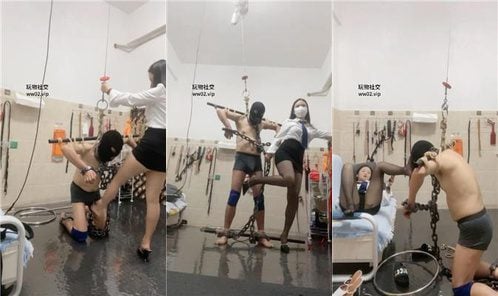 蓝汐 | 刑架上超粗铁链囚禁