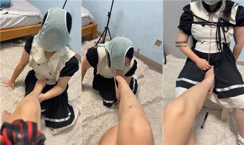 白兔 | 母畜 内裤套头跪舔脏鞋玉足