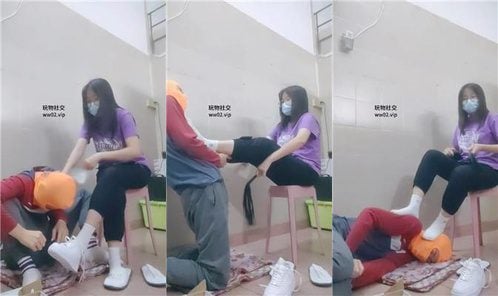 奇了怪了 | 手铐捆绑 原味白袜虐家奴