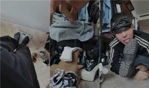 文文文 | 主人不在家偷偷闻鞋袜