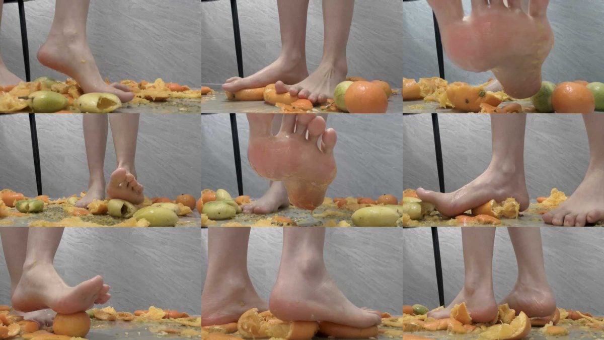 莓子 | 裸足榨汁各种水果-视频截图