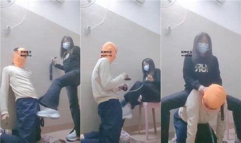 奇了怪了 | 骑马 小白鞋白袜踢踹玩虐