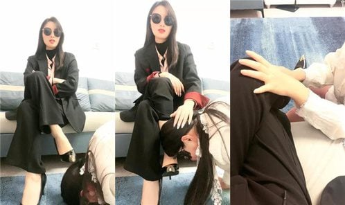 绯闻王妃 | 白领S 高跟惩罚女下属犬