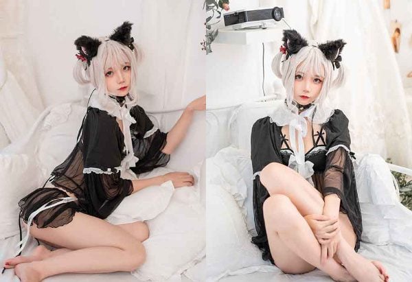美しい写真 | 1818年 五百鬼夜行 セクシーな猫娘
