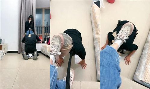 佳佳 | 家奴第一天圈养立规矩