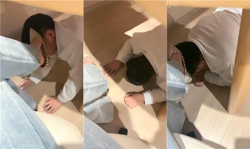 梵一 | 桌下有狗伺候