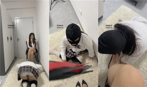 White Rabbit | Female animal high heels, flesh-colored stockings, kneeling, licking, trampling, and abuse