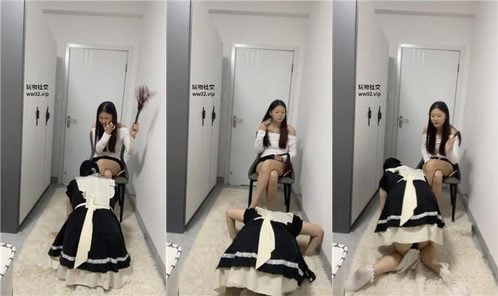 白兔 | 高跟美足踩虐女仆白袜小姐姐