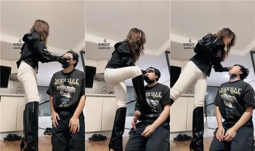 Ni Xiaozhu | Long boots trampling, riding, slapping, whipping, smelling stinky shoes