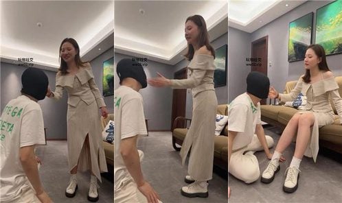 狗哥 | 羞涩女神白皮鞋白袜气味辱