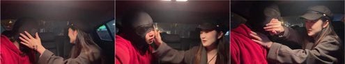 Amateur excavator | Exploiting passers-by's super smelly stockings humiliation