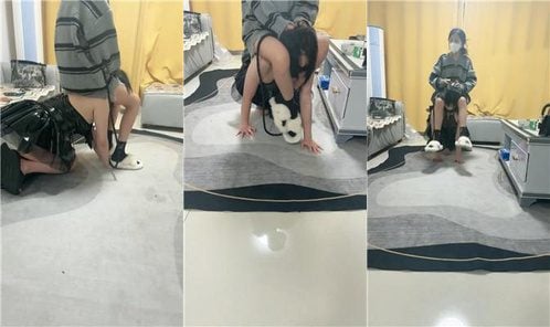 尤黎 | 母畜 毛拖鞋棉袜虐 骑马腿绞 嘴叼袜 伺候沐足