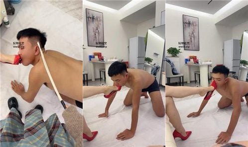 萝莉糖糖 | 藤条抽打 骑马 跪舔高跟踩踏 坐脸窒息 双视角