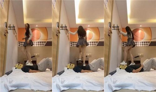 陳天皇后 |白い靴の女神は人体のトランポリンを客体化する