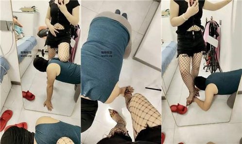 李老师 | 镜前网袜美腿踩虐家奴
