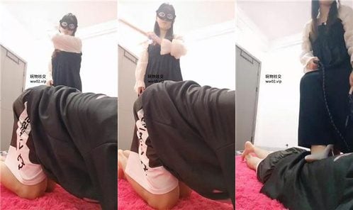 阿霞 | 狗链遛狗 鞭打 高跟踩踏