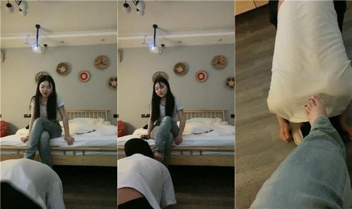 珂儿小主 | 跪舔牛仔裤女神的臭脚丫