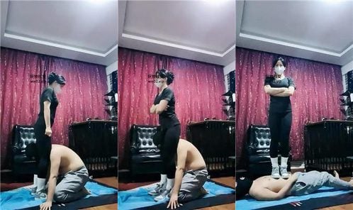 冷颜 | 重度掐乳 高帮AJ白袜踩踏 绞杀