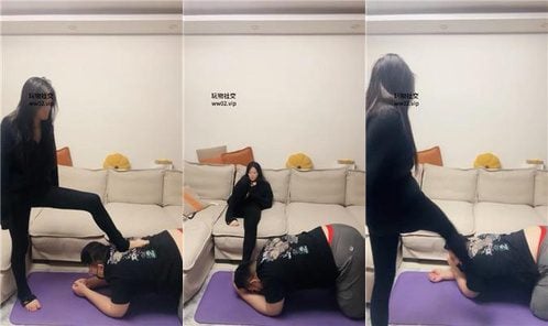 埋汰 | 健身后原味玉足玩家奴