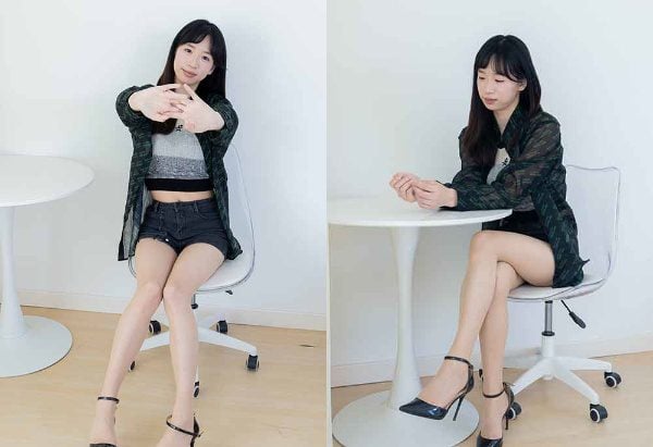 Wulian Media | Xiao Zuo high heels thin meat ribbon video video