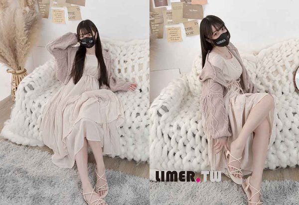 Limerence | 115 Miya sandals, white nails, pink and red bare feet, one-time satisfaction with video with video