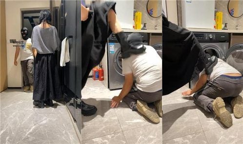 艾黎 | 胶带捆绑 强制喂食 踩踏 舔脏长靴闻白袜