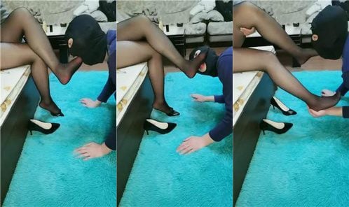 婷婷女王 | 高跟全体重踩踏 黑丝脚深喉 臭脚捂脸