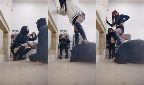 女生也能很暴力 | 双S 学生小主暴力虐打老师狗