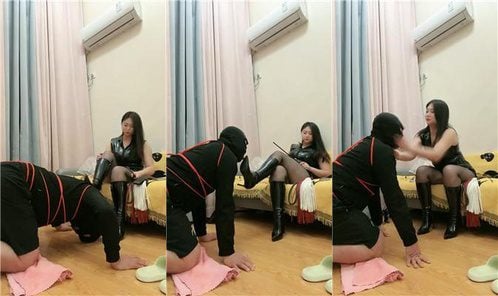 小怪兽 | 黑丝脚深喉 捆绑 坐脸窒息