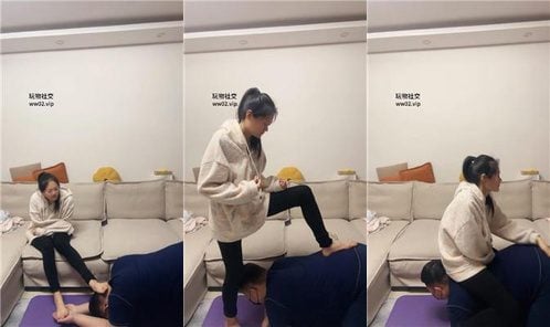 埋汰 | 玉足恋足舔 转胯狗爬 碾压踩